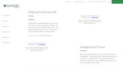 Desktop Screenshot of advisorsexcel.com